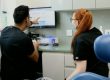 dentist looking at screen